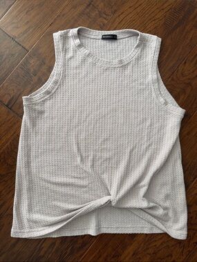 MIHOLL Cozy Cream Waffle Knit Tank
